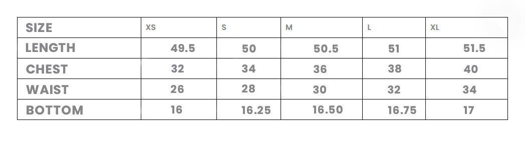 Size Guide