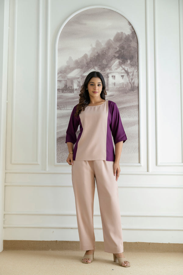 SIMRAN BEIGE CO-ORD SET