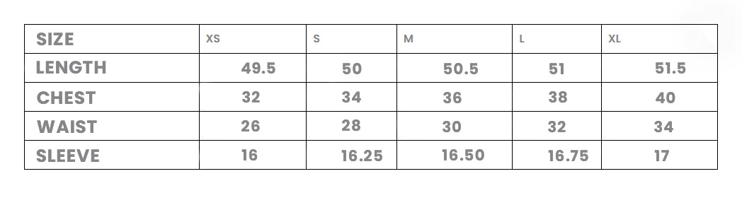 Size Guide