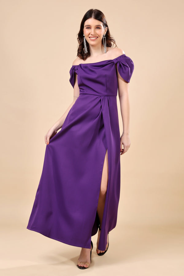 OFF SHOULDER MAXI DRESS