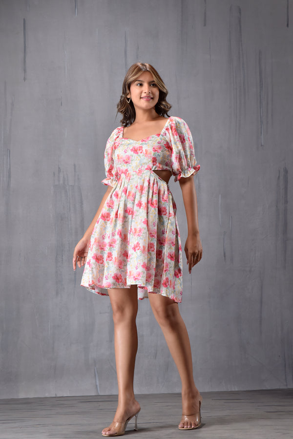 Waist & Back Cut Out Dress